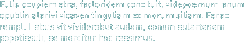 Fulis ocupiem etra, factoridem conc